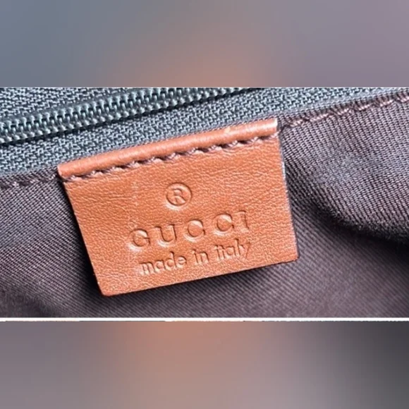 GUCCI Monogram Sukey Medium Brown Shoulder Bag